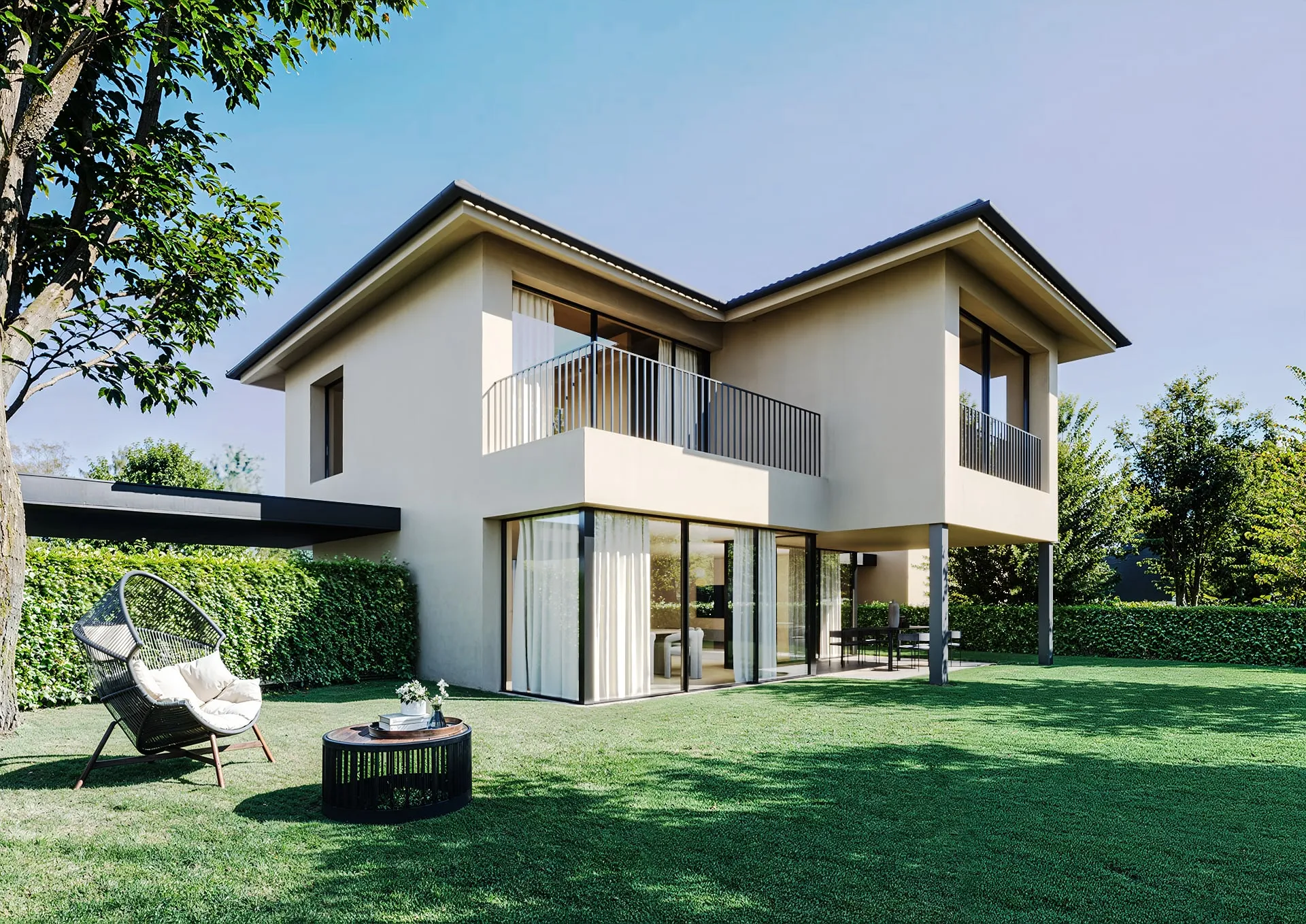 Vue jardin